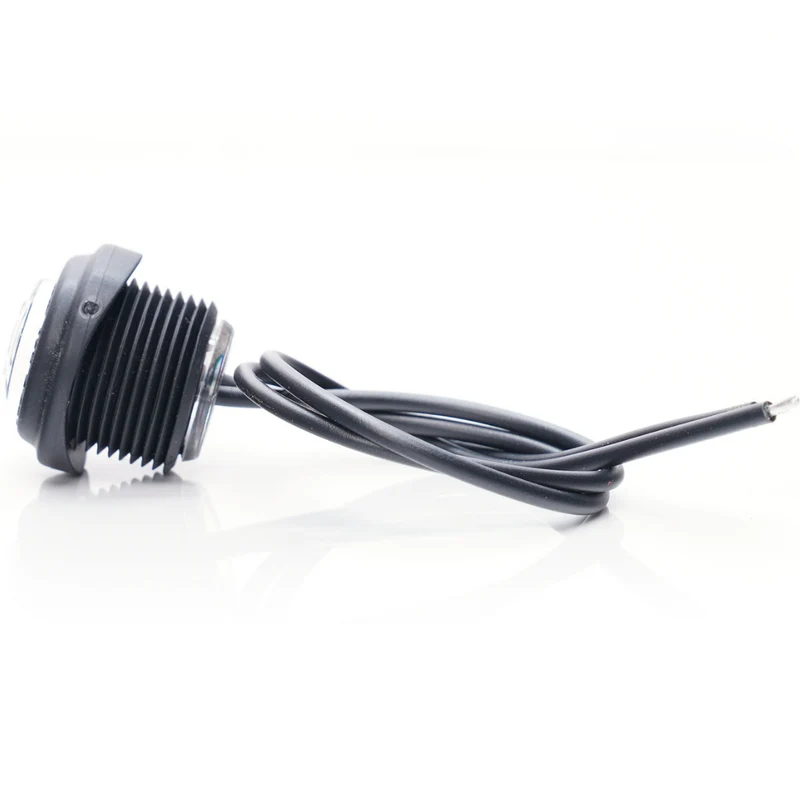 WAS W80 petit feu de position rond enfichable/type bouton/joint arrondi