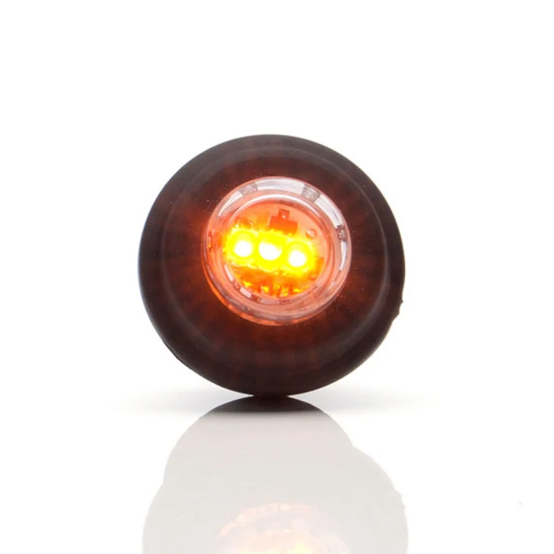 WAS W80 petit feu de position rond enfichable/type bouton/joint arrondi