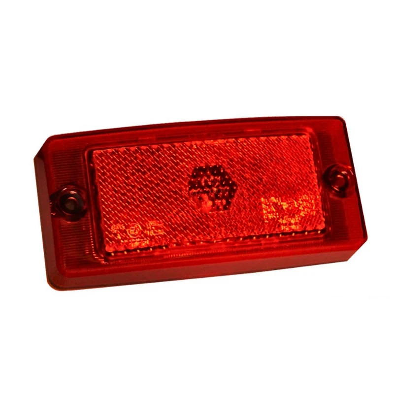 Feu de position arrière LED classique / Style Hella / Lentille rouge